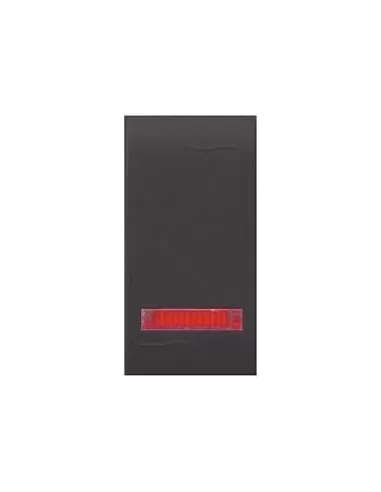 Bouton vague Marlanvil 7777.1.L à 1 module, gris clair